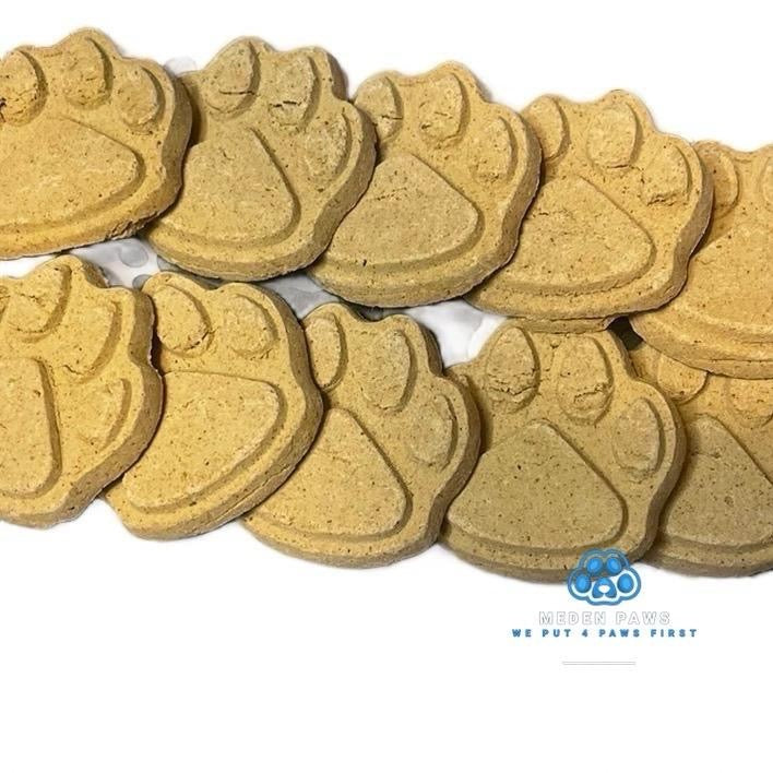 10 Peanut Butter Paw wheat free doggy biscuits - Dog Treats